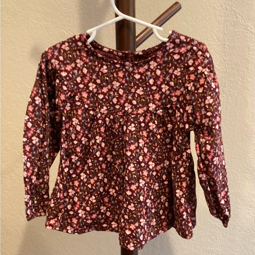 Old Navy Pink and Brown Long Sleeve Tees